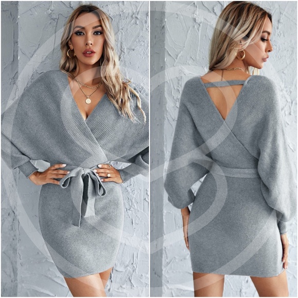 Dresses & Skirts - Knit fall autumn sweater dress